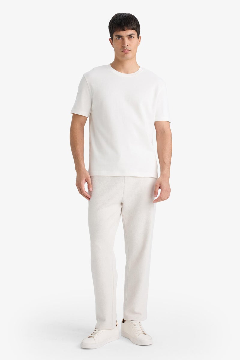 DeFacto Beige Man Trousers Casual - Image 1